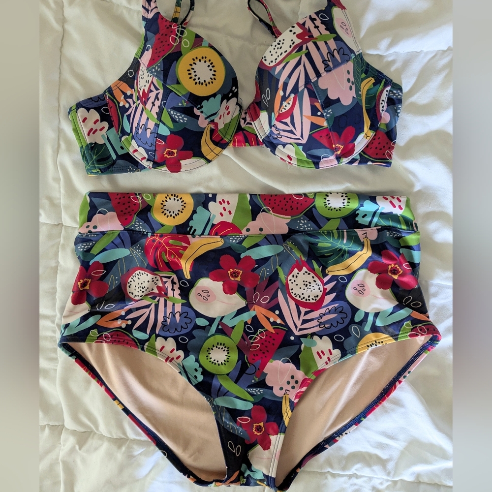Mott50 Multicolor Floral Bikini Set